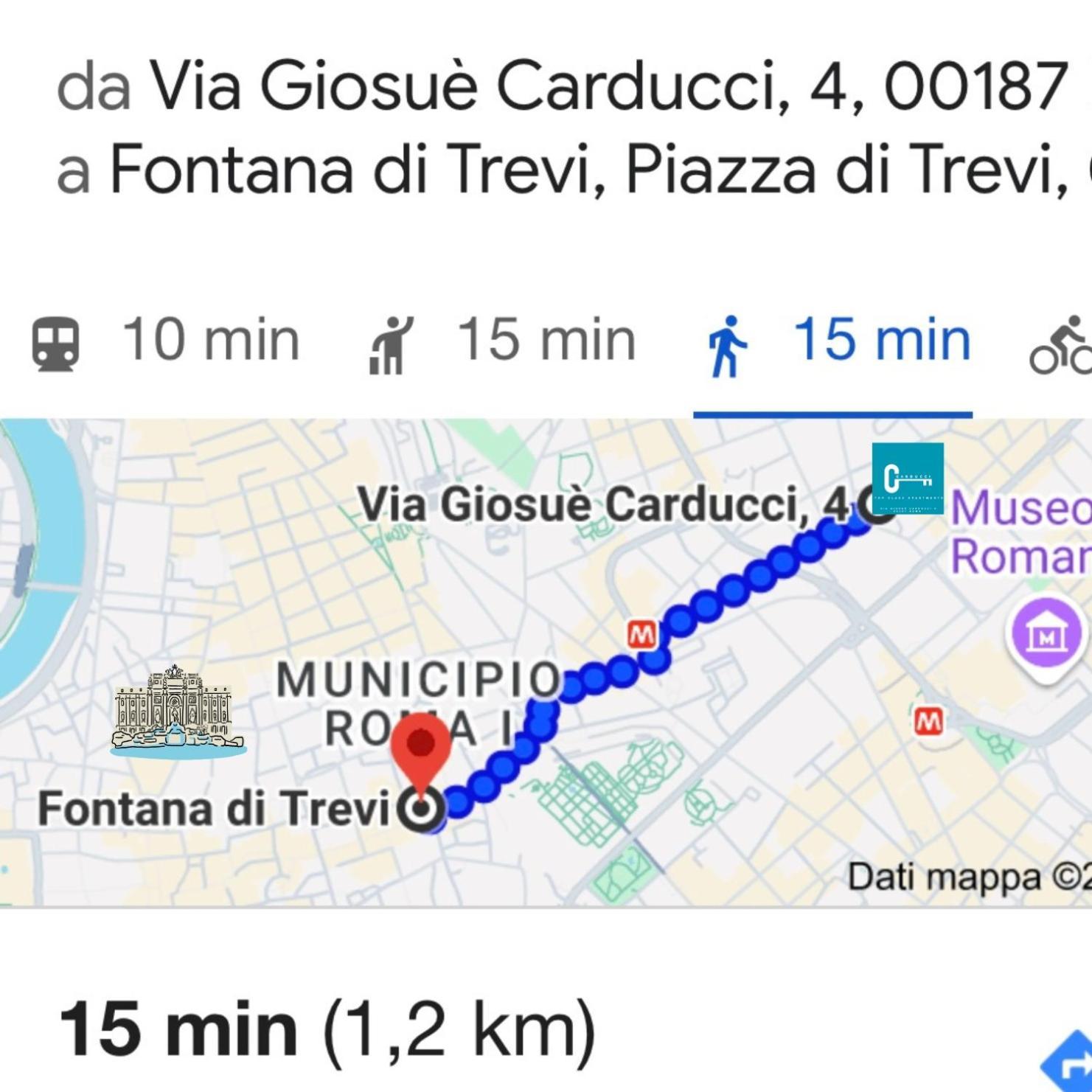 C3 Top Class Apartment, 2 Camere Da Letto, 2 Bagni, Giardino Distante 15 Minuti A Piedi Da Fontana Di Trevi Rome Exterior photo